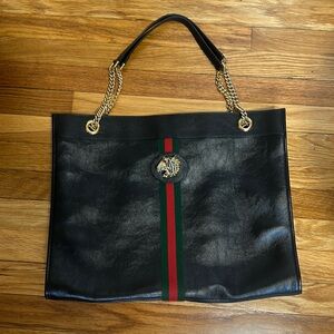 Gucci Rajah Chain Tote Leather Large